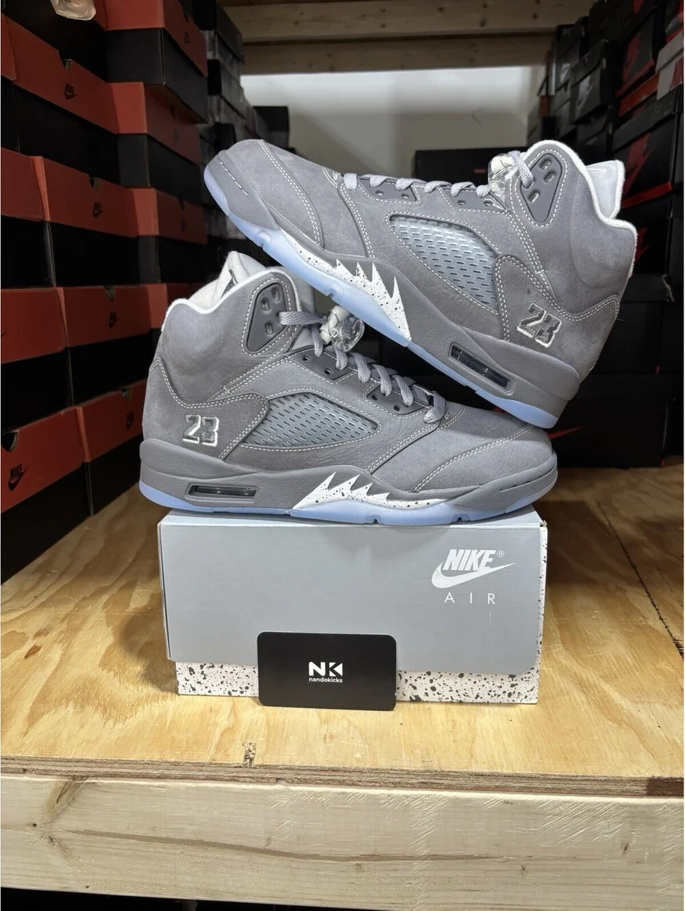 Air Jordan Retro 5 “Wolf Grey” (2026) DD0587-002 MEN SIZE 12M